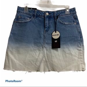 NWT l&M Black Label High-rise Denim Skirt Size M